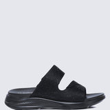 My Soft Steps Comfy Sandals In BlackShoes - myballerine