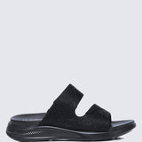 My Soft Steps Comfy Sandals In BlackShoes - myballerine