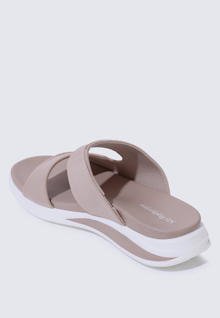 My Soft Steps Comfy Sandals In NudeShoes - myballerine