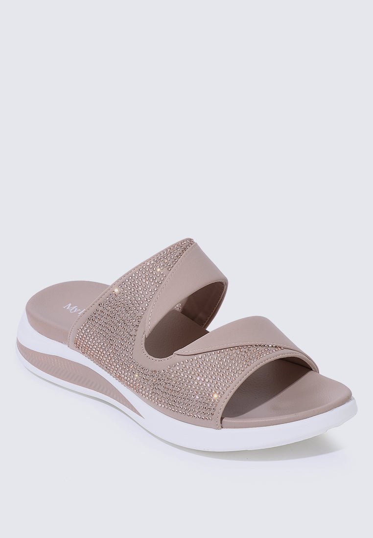 My Soft Steps Comfy Sandals In NudeShoes - myballerine