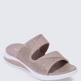 My Soft Steps Comfy Sandals In NudeShoes - myballerine