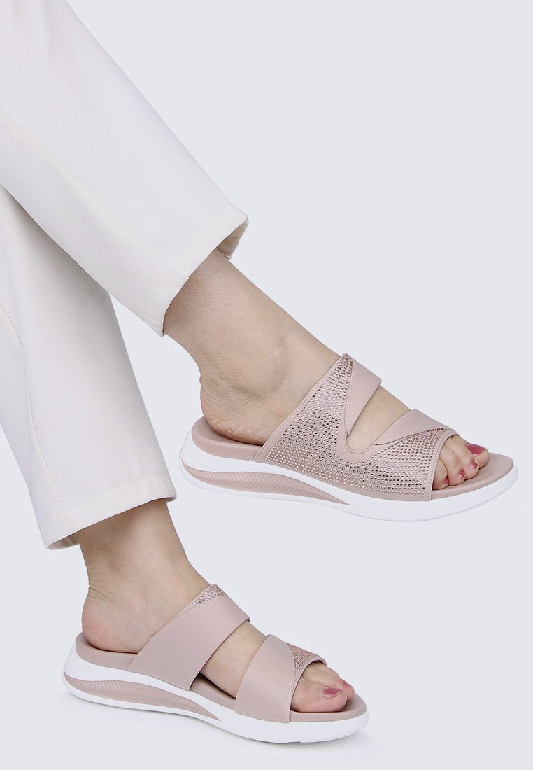 My Soft Steps Comfy Sandals In NudeShoes - myballerine