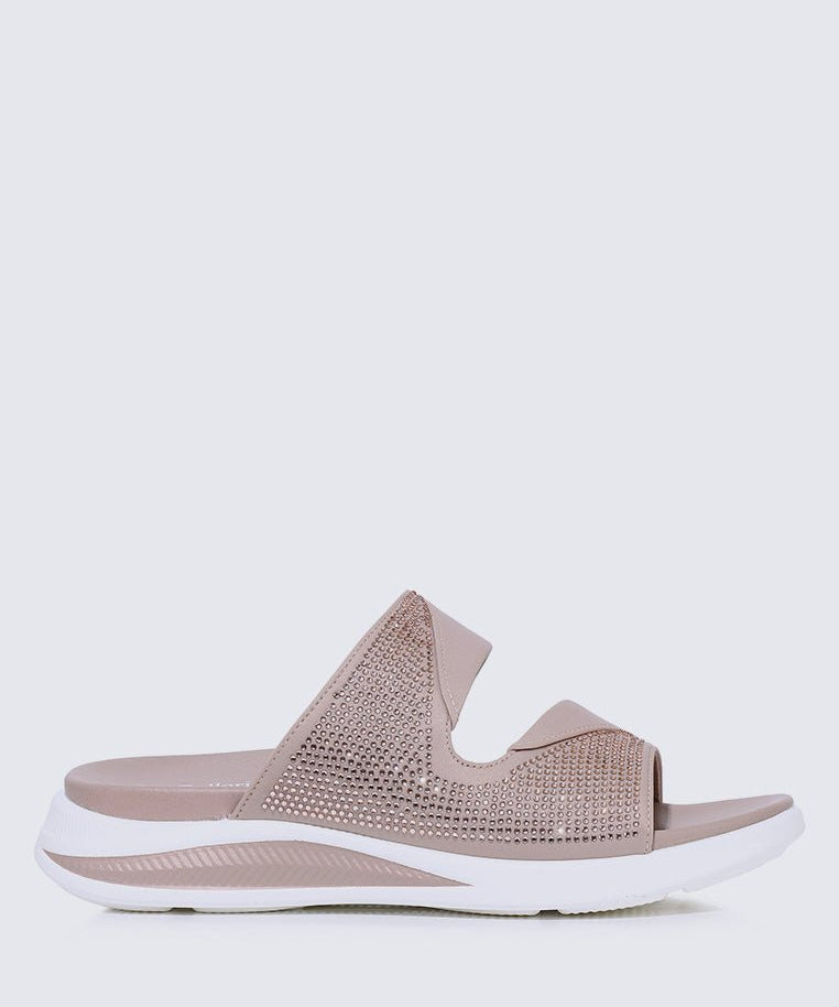 My Soft Steps Comfy Sandals In NudeShoes - myballerine