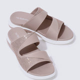 My Soft Steps Comfy Sandals In NudeShoes - myballerine
