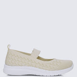 My Steps Comfy Sneakers In BeigeShoes - myballerine