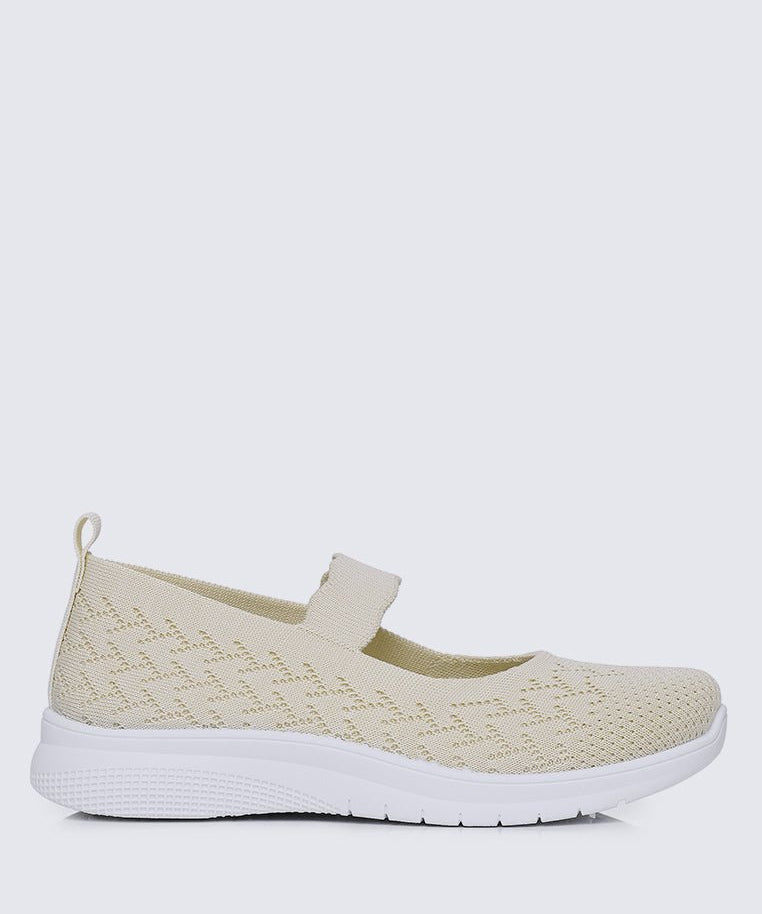My Steps Comfy Sneakers In BeigeShoes - myballerine