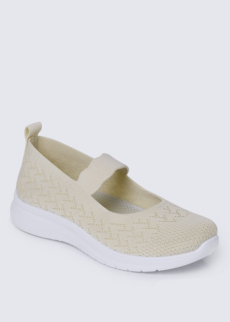 My Steps Comfy Sneakers In BeigeShoes - myballerine