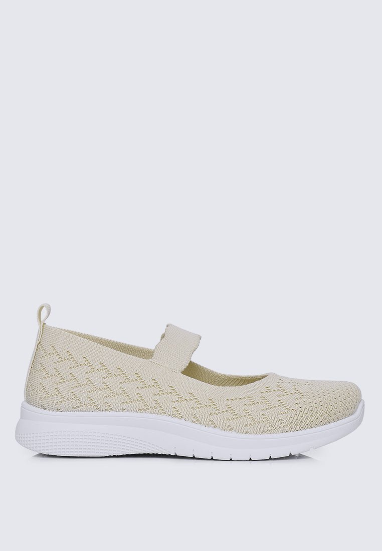 My Steps Comfy Sneakers In BeigeSneakers - myballerine