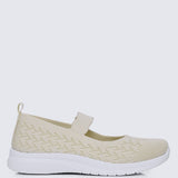 My Steps Comfy Sneakers In BeigeSneakers - myballerine