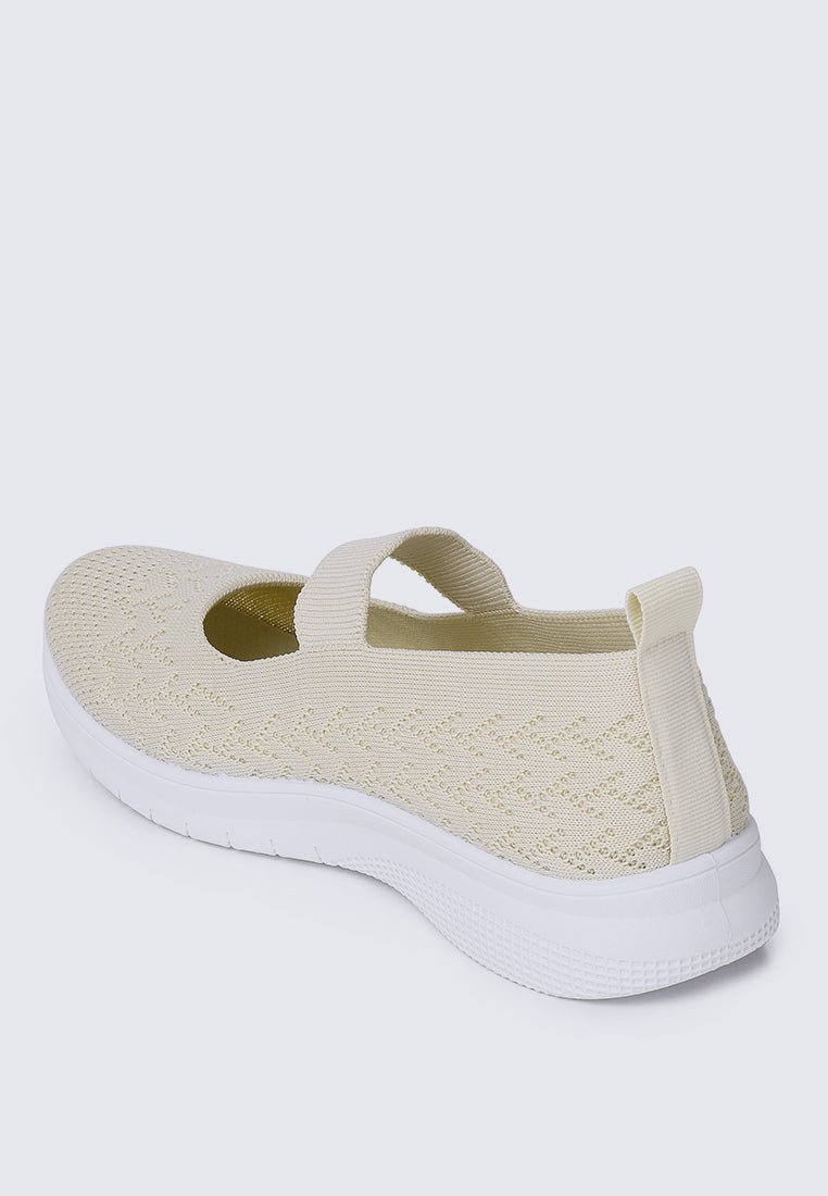 My Steps Comfy Sneakers In BeigeSneakers - myballerine