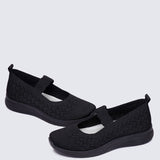 My Steps Comfy Sneakers In BlackShoes - myballerine