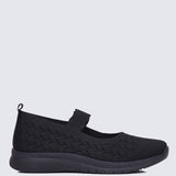 My Steps Comfy Sneakers In BlackShoes - myballerine