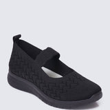 My Steps Comfy Sneakers In BlackShoes - myballerine