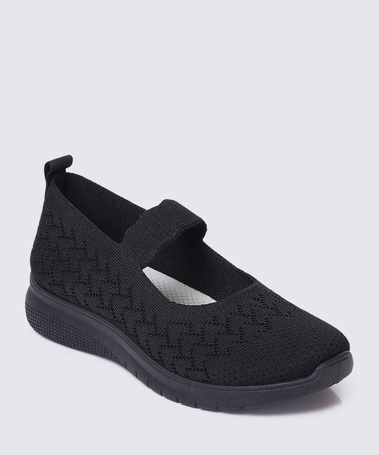 My Steps Comfy Sneakers In BlackShoes - myballerine