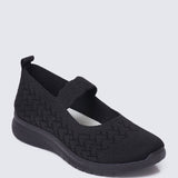 My Steps Comfy Sneakers In BlackShoes - myballerine