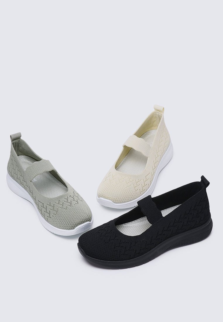 My Steps Comfy Sneakers In Sage GreenShoes - myballerine
