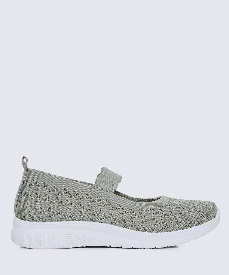 My Steps Comfy Sneakers In Sage GreenShoes - myballerine