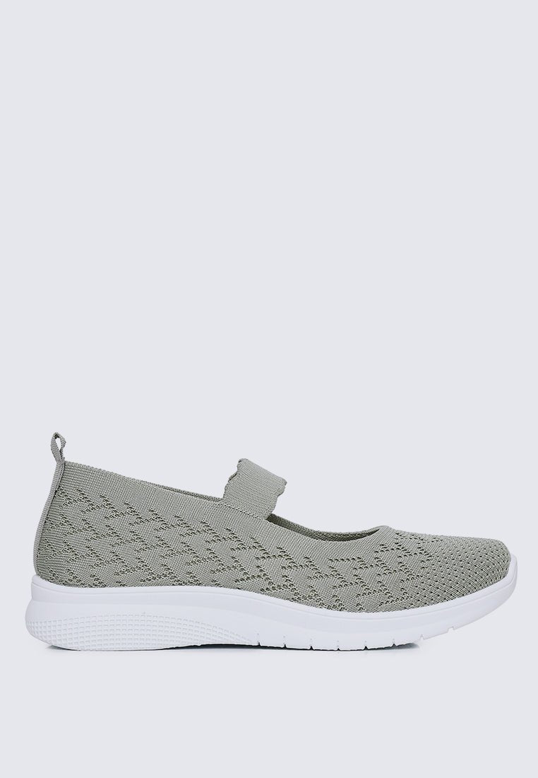 My Steps Comfy Sneakers In Sage GreenShoes - myballerine