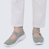 My Steps Comfy Sneakers In Sage GreenShoes - myballerine
