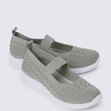 My Steps Comfy Sneakers In Sage GreenSneakers - myballerine