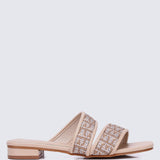 Myra Comfy Sandals In AlmondShoes - myballerine