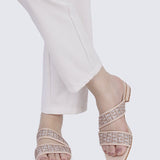 Myra Comfy Sandals In AlmondShoes - myballerine