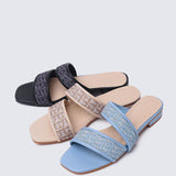 Myra Comfy Sandals In AlmondShoes - myballerine