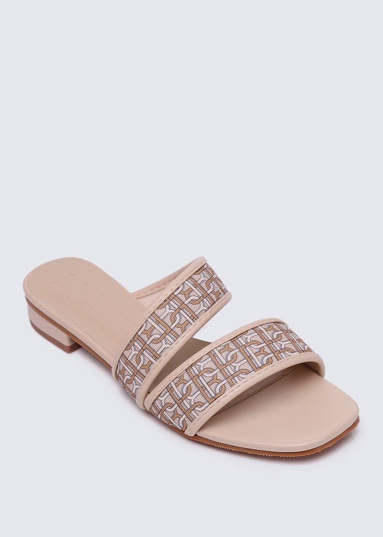 Myra Comfy Sandals In AlmondShoes - myballerine