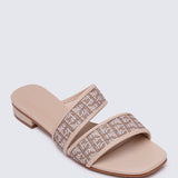 Myra Comfy Sandals In AlmondShoes - myballerine