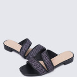 Myra Comfy Sandals In BlackShoes - myballerine