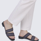 Myra Comfy Sandals In BlackShoes - myballerine