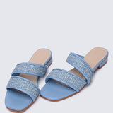 Myra Comfy Sandals In BlueShoes - myballerine