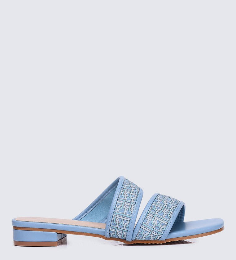 Myra Comfy Sandals In BlueShoes - myballerine