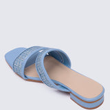 Myra Comfy Sandals In BlueShoes - myballerine