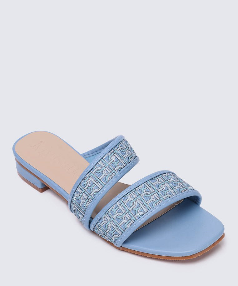 Myra Comfy Sandals In BlueShoes - myballerine