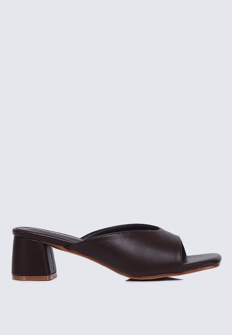 Nami Ultra WideFit Comfy Heels In EspressoHeels - myballerine