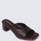 Nami Ultra WideFit Comfy Heels In EspressoHeels - myballerine