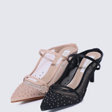 Natasha Comfy Heels In BlackShoes - myballerine