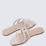 Nevaeh Comfy Sandals In BeigeShoes - myballerine