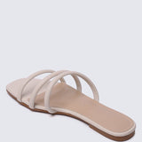 Nevaeh Comfy Sandals In BeigeShoes - myballerine