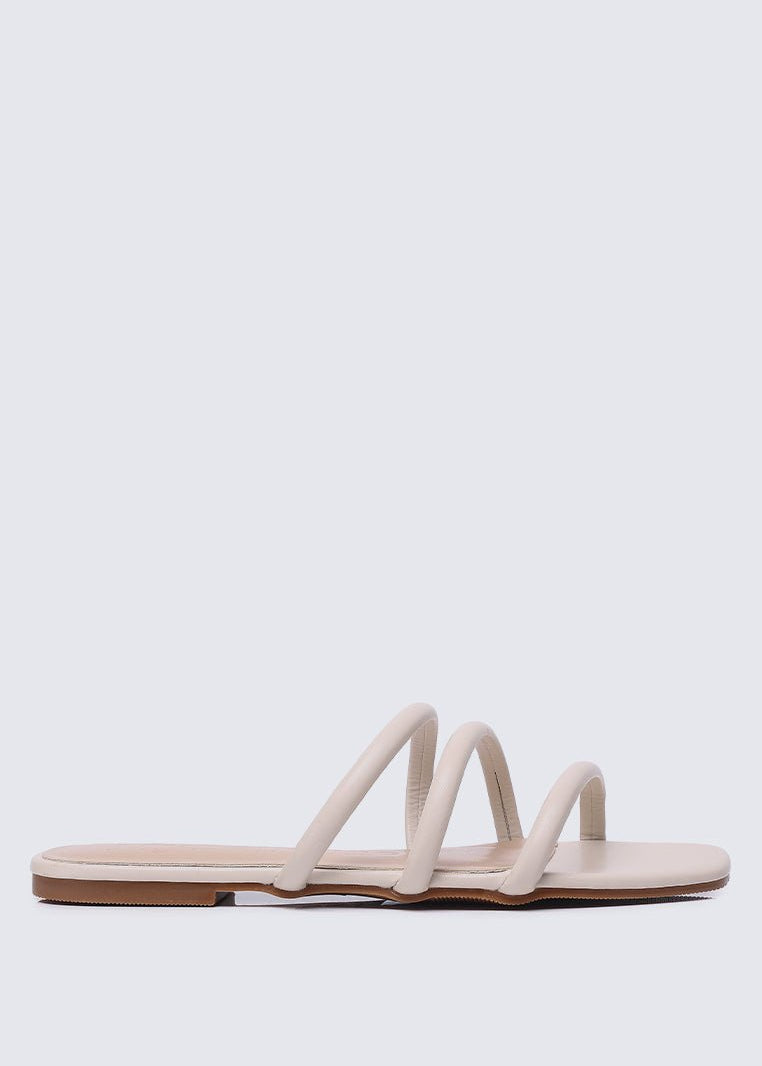 Nevaeh Comfy Sandals In BeigeShoes - myballerine