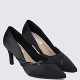 Nicole Comfy Pumps In BlackShoes - myballerine