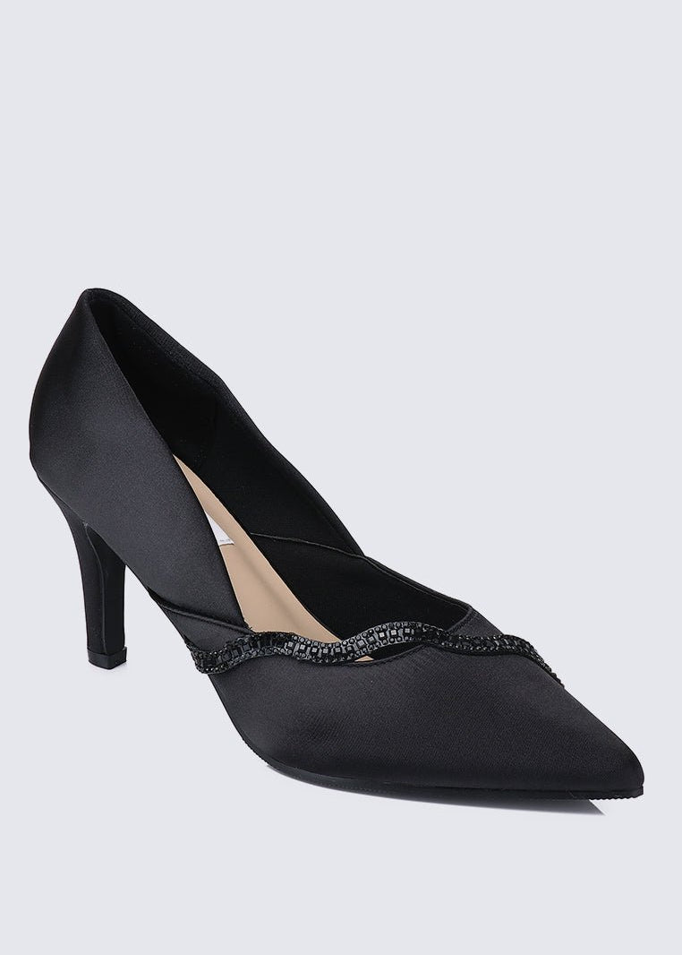 Nicole Comfy Pumps In BlackShoes - myballerine