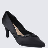 Nicole Comfy Pumps In BlackShoes - myballerine