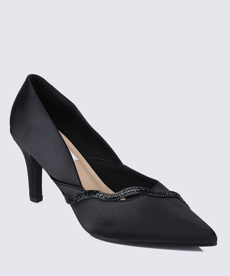 Nicole Comfy Pumps In BlackShoes - myballerine