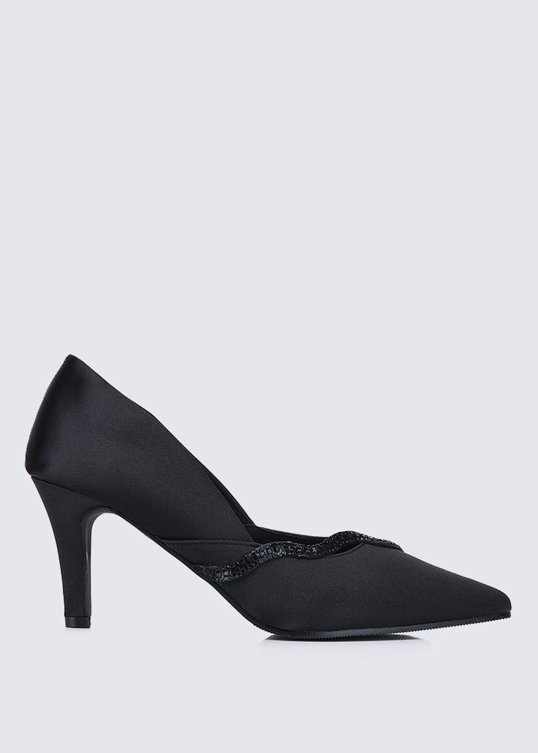 Nicole Comfy Pumps In BlackShoes - myballerine