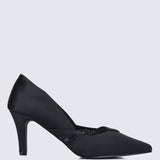 Nicole Comfy Pumps In BlackShoes - myballerine