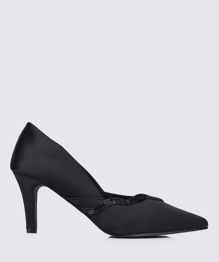 Nicole Comfy Pumps In BlackShoes - myballerine