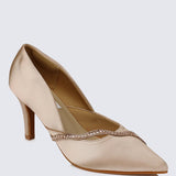 Nicole Comfy Pumps In ChampagneShoes - myballerine