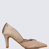 Nicole Comfy Pumps In ChampagneShoes - myballerine